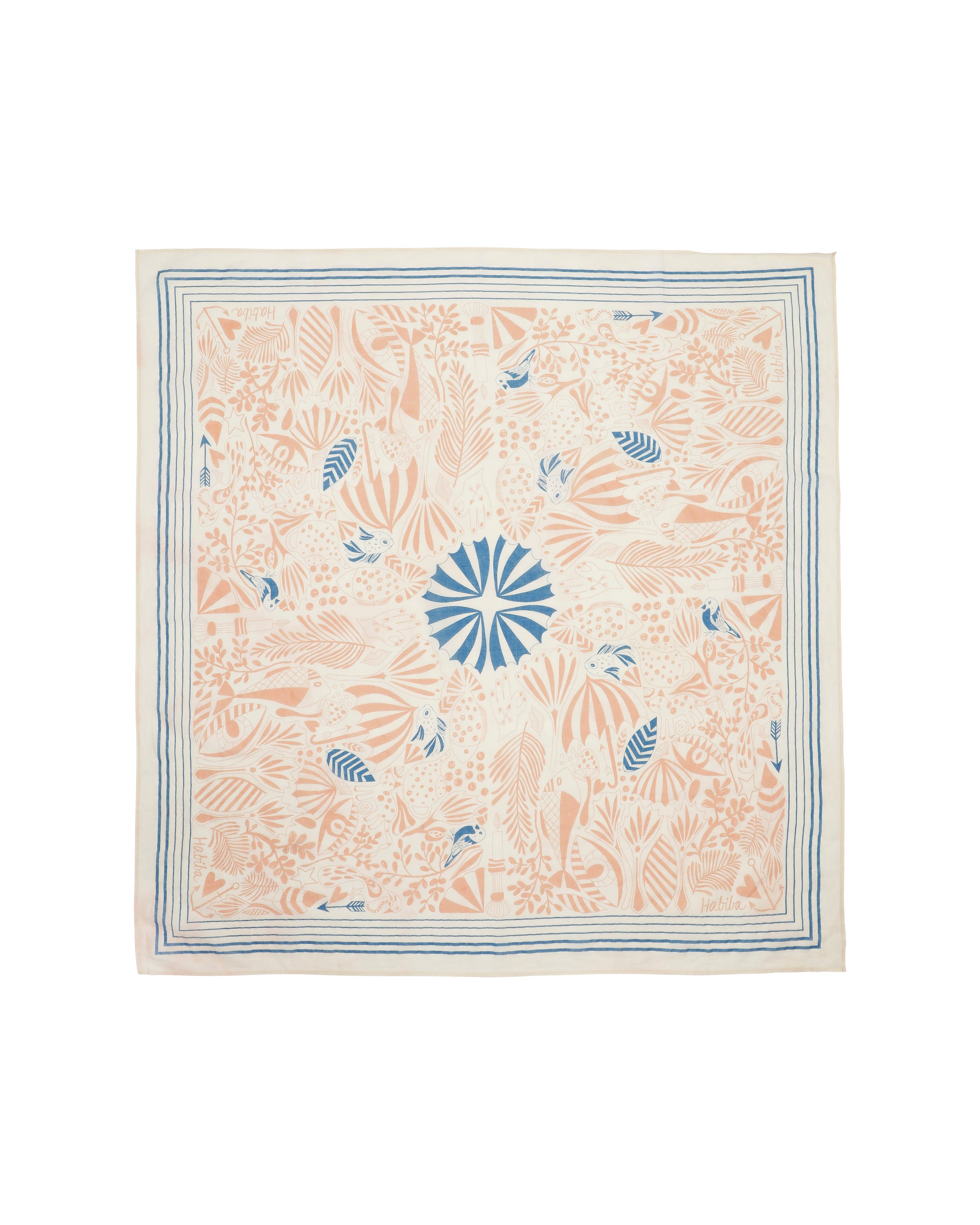 HABIBA BIBI SCARF Scarf FLAMINGO