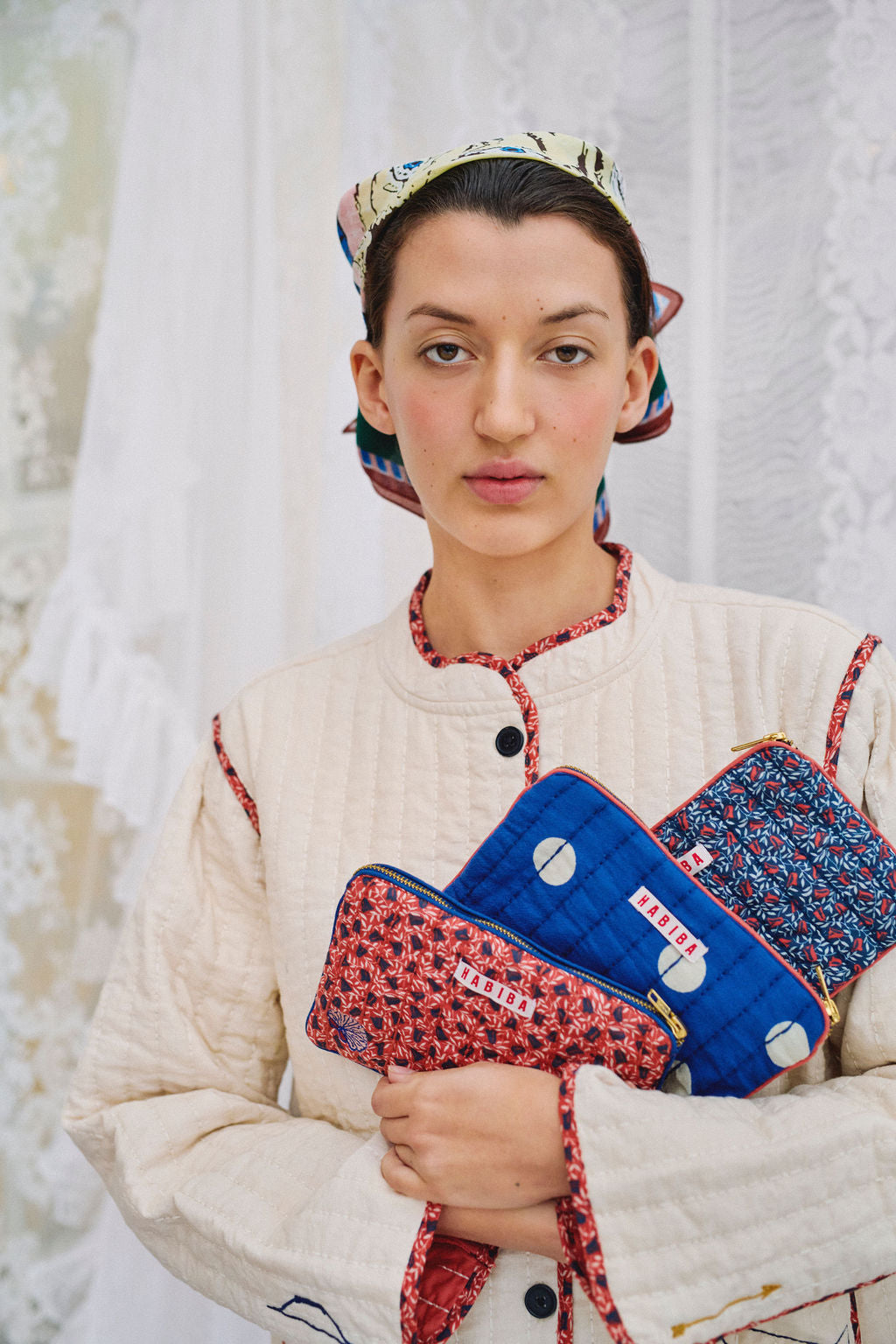 HABIBA CAMPANULA MINI CLUTCH Mini clutch INDIGO