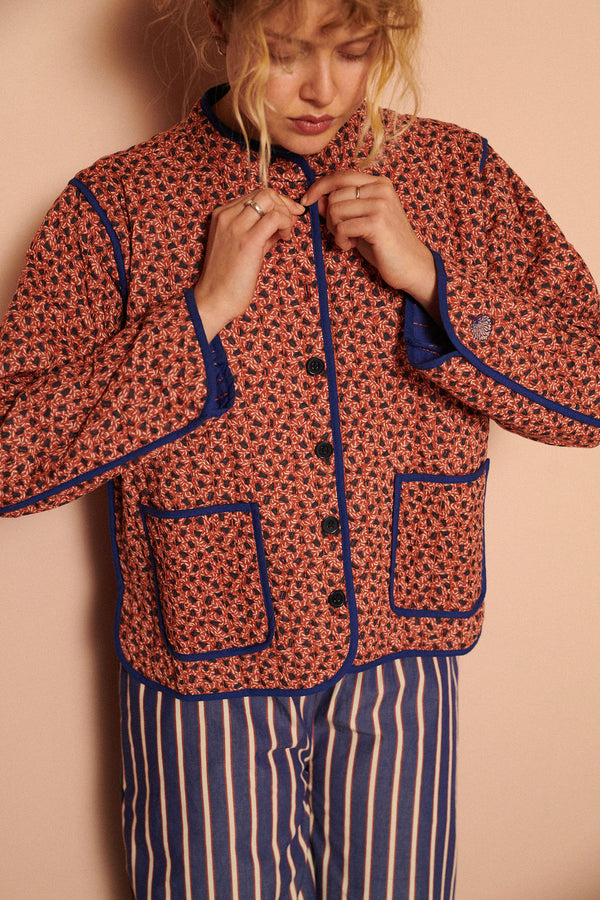 HABIBA CAMPANULA QUILTED CHINA JACKET Jacket SIENNA