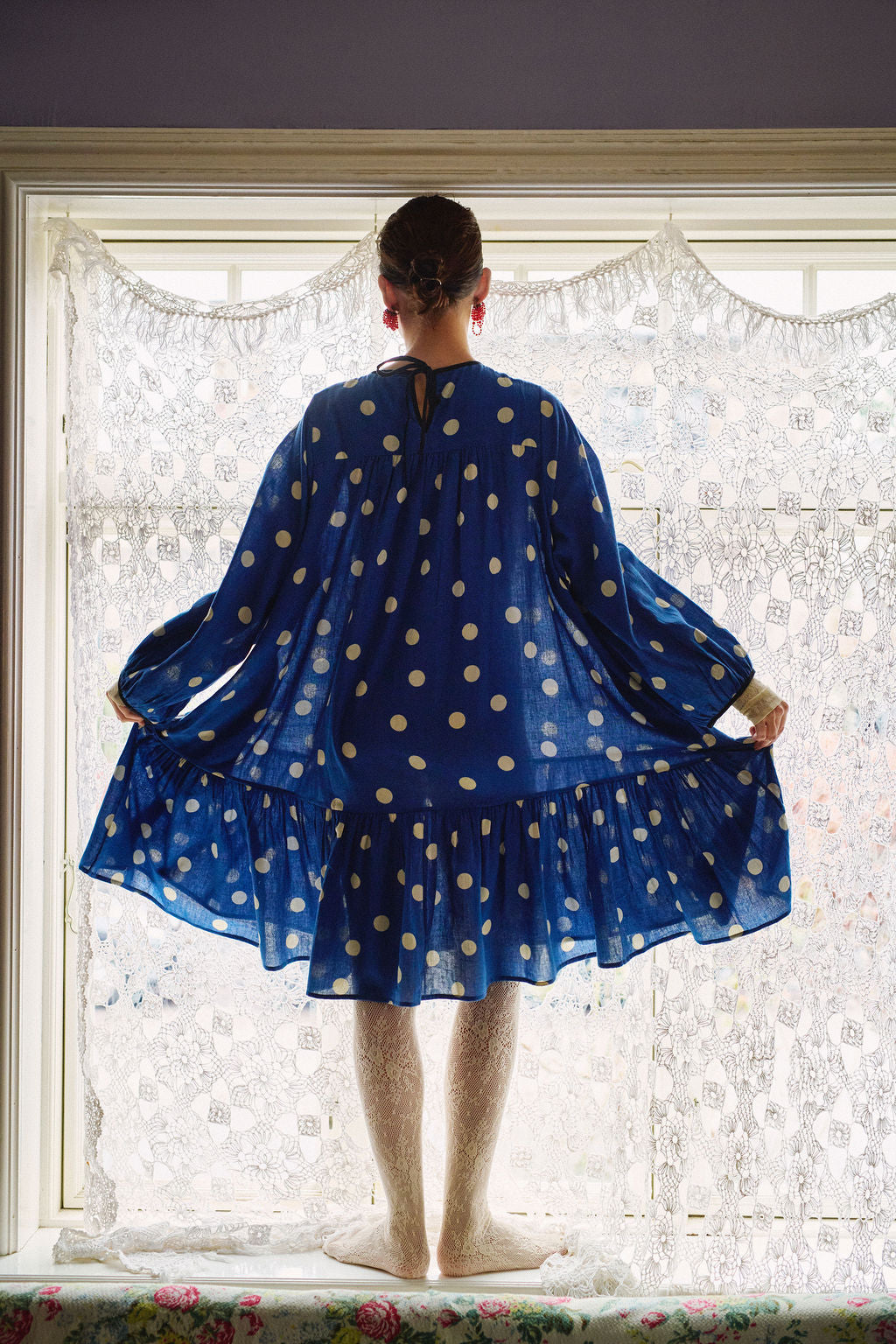 HABIBA DARLING MILLA BABYDOLL DRESS Dress JAPAN BLUE