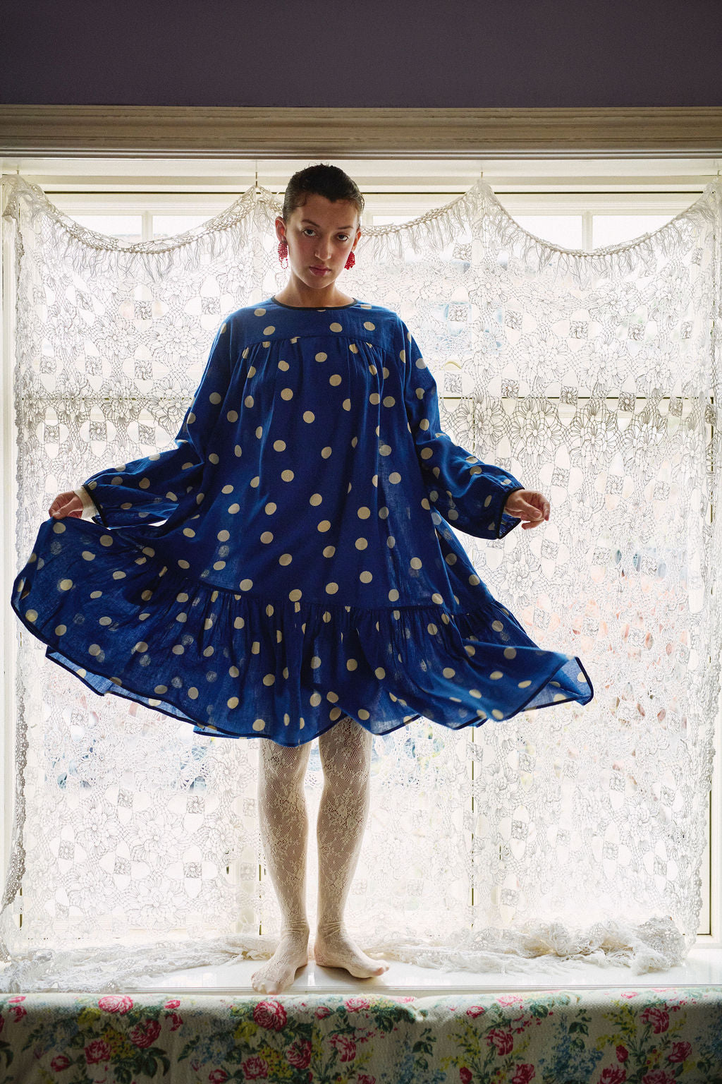 HABIBA DARLING MILLA BABYDOLL DRESS Dress JAPAN BLUE