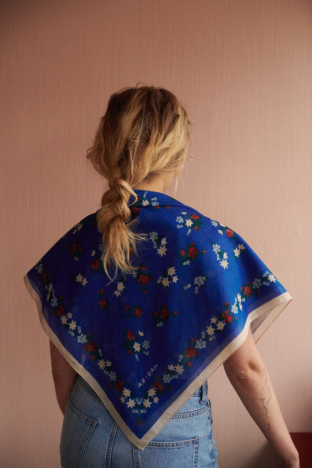 HABIBA EDELWEIS SCARF Bananas & Scarves JAPAN BLUE