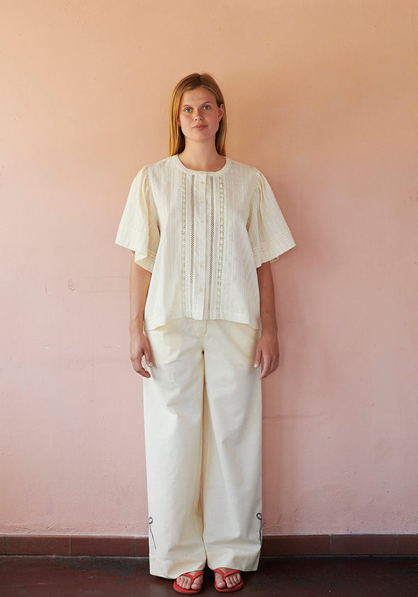 HABIBA LAURA BUTTERFLY SHIRT Shirt VANILLA