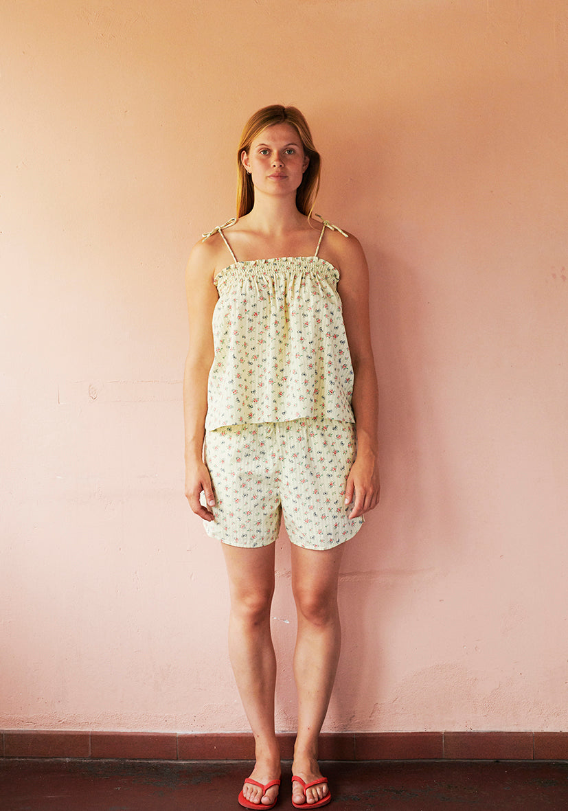 HABIBA LITTLE BOW SHORTS Shorts VANILLA