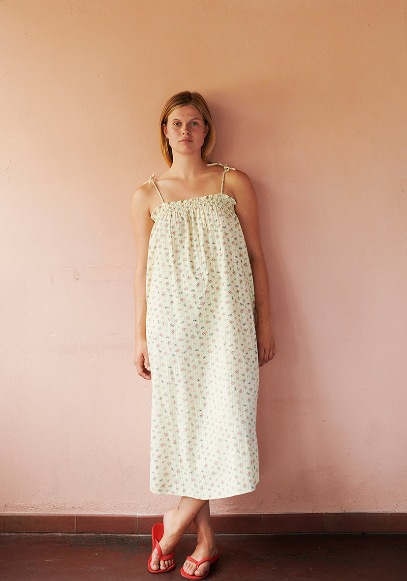 HABIBA LITTLE BOW STRAP DRESS Dress VANILLA