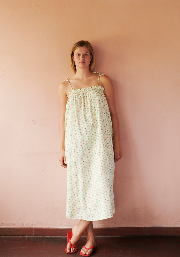 HABIBA LITTLE BOW STRAP DRESS Dress VANILLA