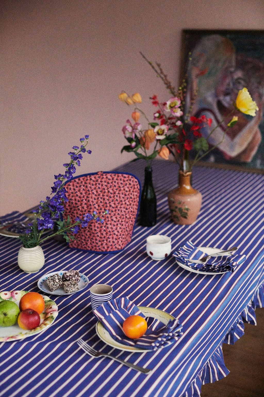 HABIBA MARMI TABLE CLOTH Table cloth JAPAN BLUE