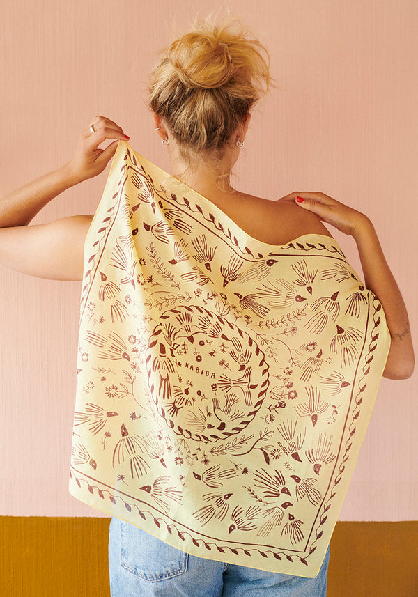 HABIBA PATTIE BANDANA Scarf & bandana LEMON