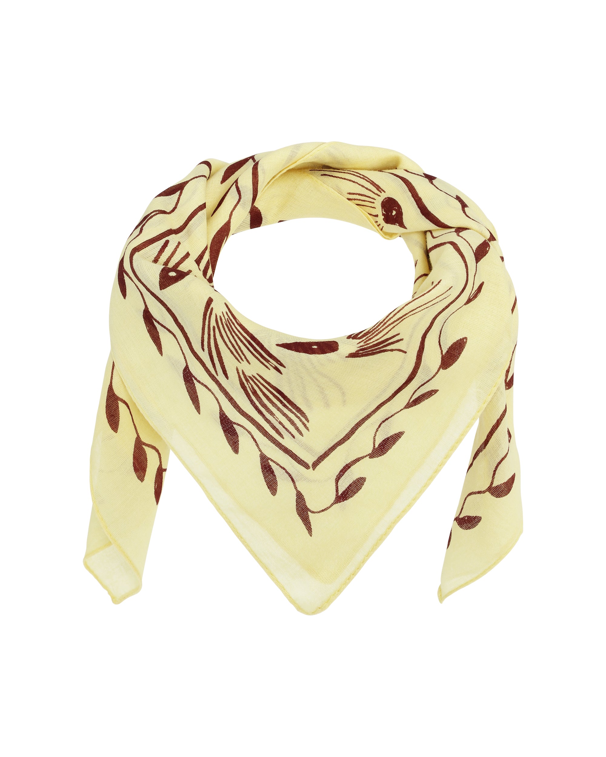 HABIBA PATTIE BANDANA Scarf & bandana LEMON