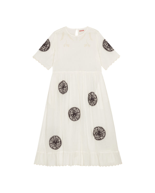 HABIBA PATTIE DRESS 3/4 SLEEVE Dress VANILLA