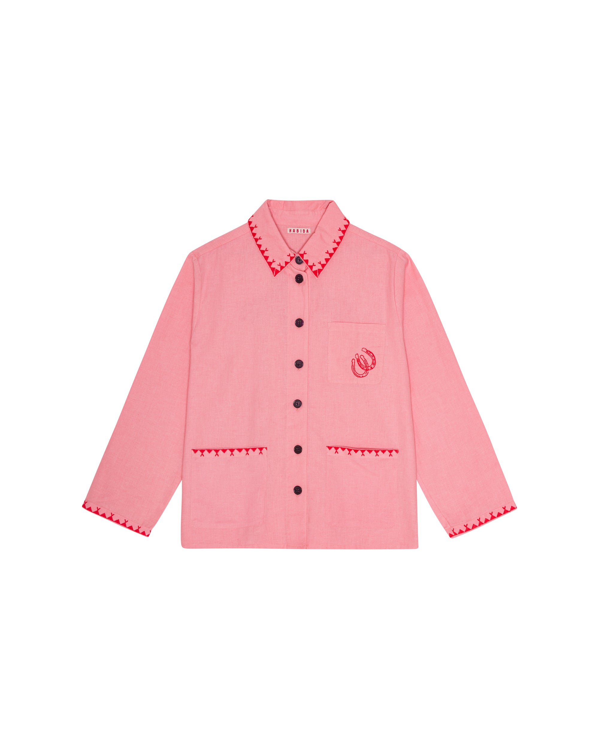 HABIBA POLLY EMBROIDERY JACKET Jacket FLAMINGO