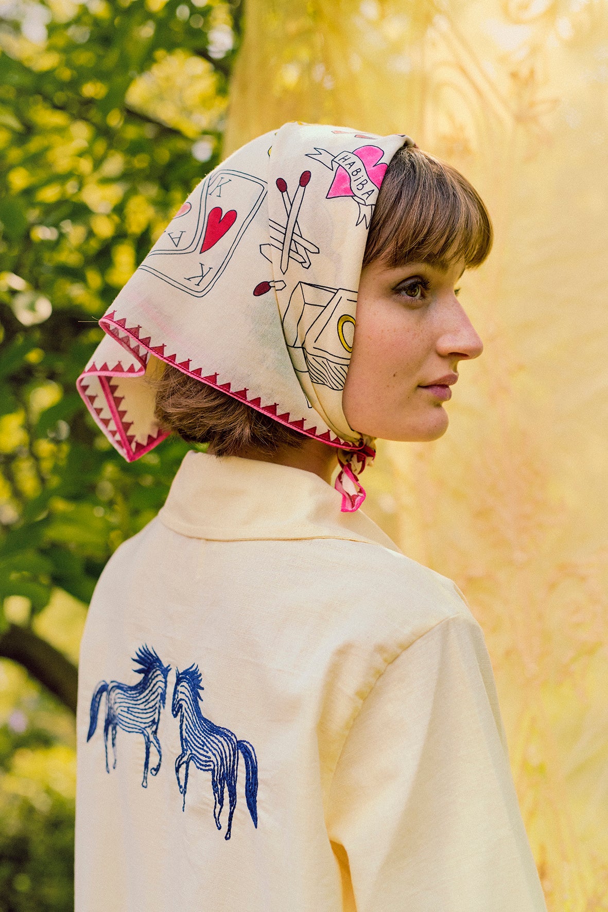 HABIBA POLLY EMBROIDERY JACKET Jacket VANILLA