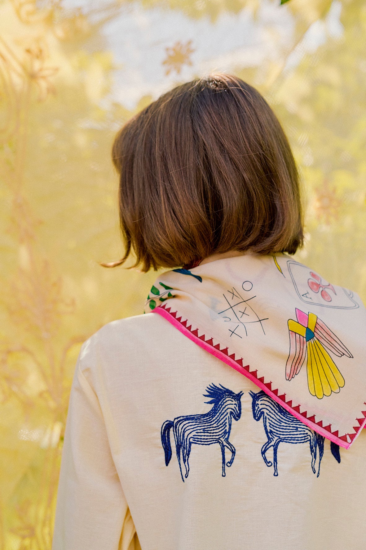 HABIBA POLLY EMBROIDERY JACKET Jacket VANILLA