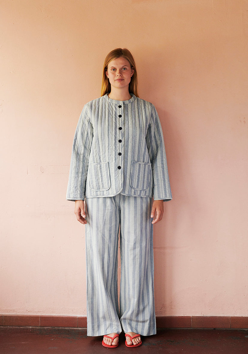 HABIBA STOCKHOLM STRIPE CHINA JACKET Jacket SEA