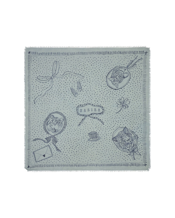 HABIBA STORIA SCARF Bananas & Scarves SURF